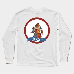 Sir Medieval Knight Cat Long Sleeve T-Shirt